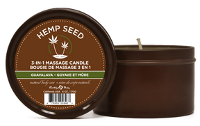 Bougie de massage 3 en 1 - Hemp Seed - The Hemp Concept