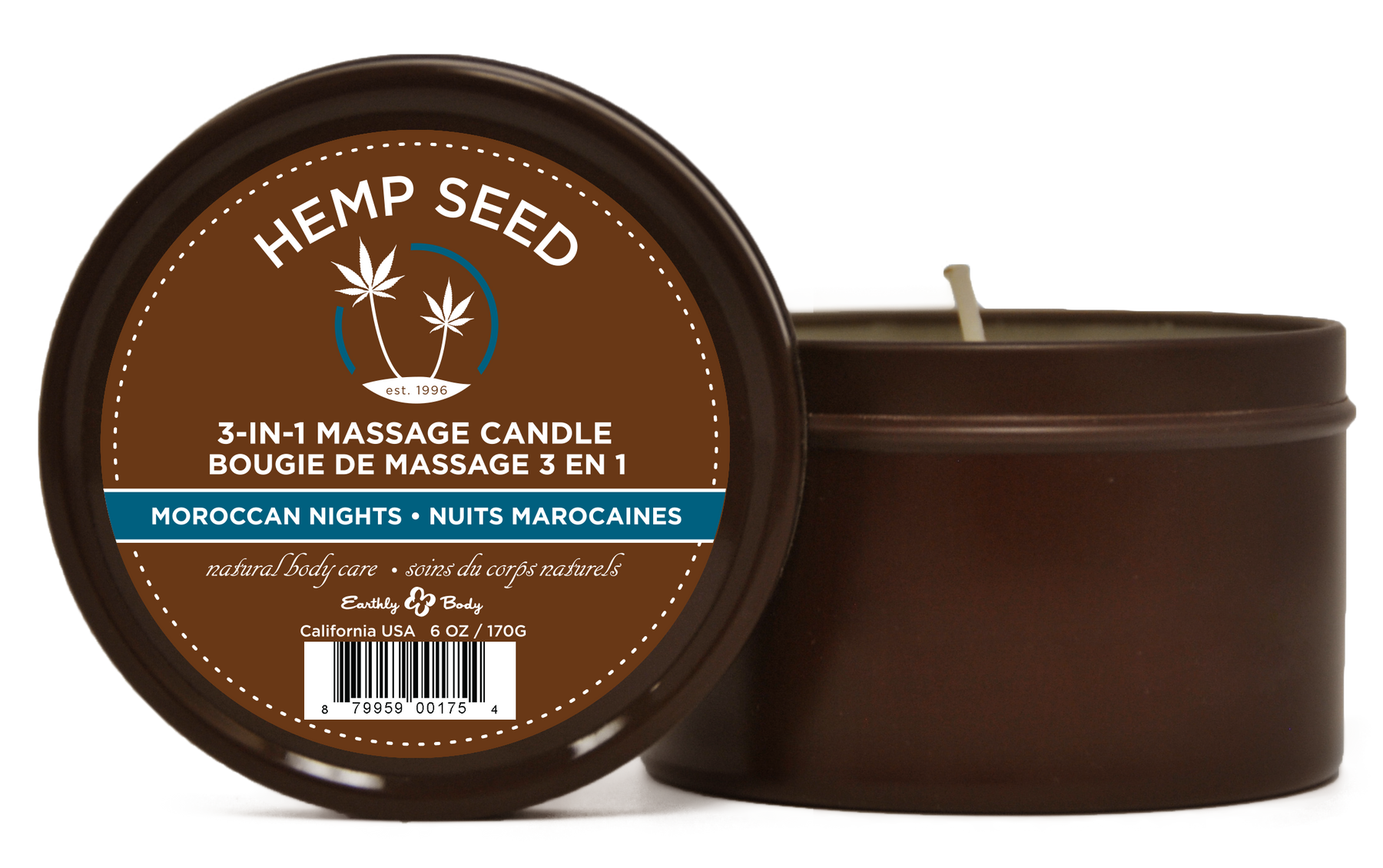 Bougie de massage 3 en 1 - Hemp Seed - The Hemp Concept