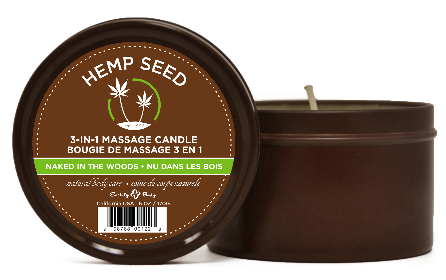 Bougie de massage 3 en 1 - Hemp Seed - The Hemp Concept
