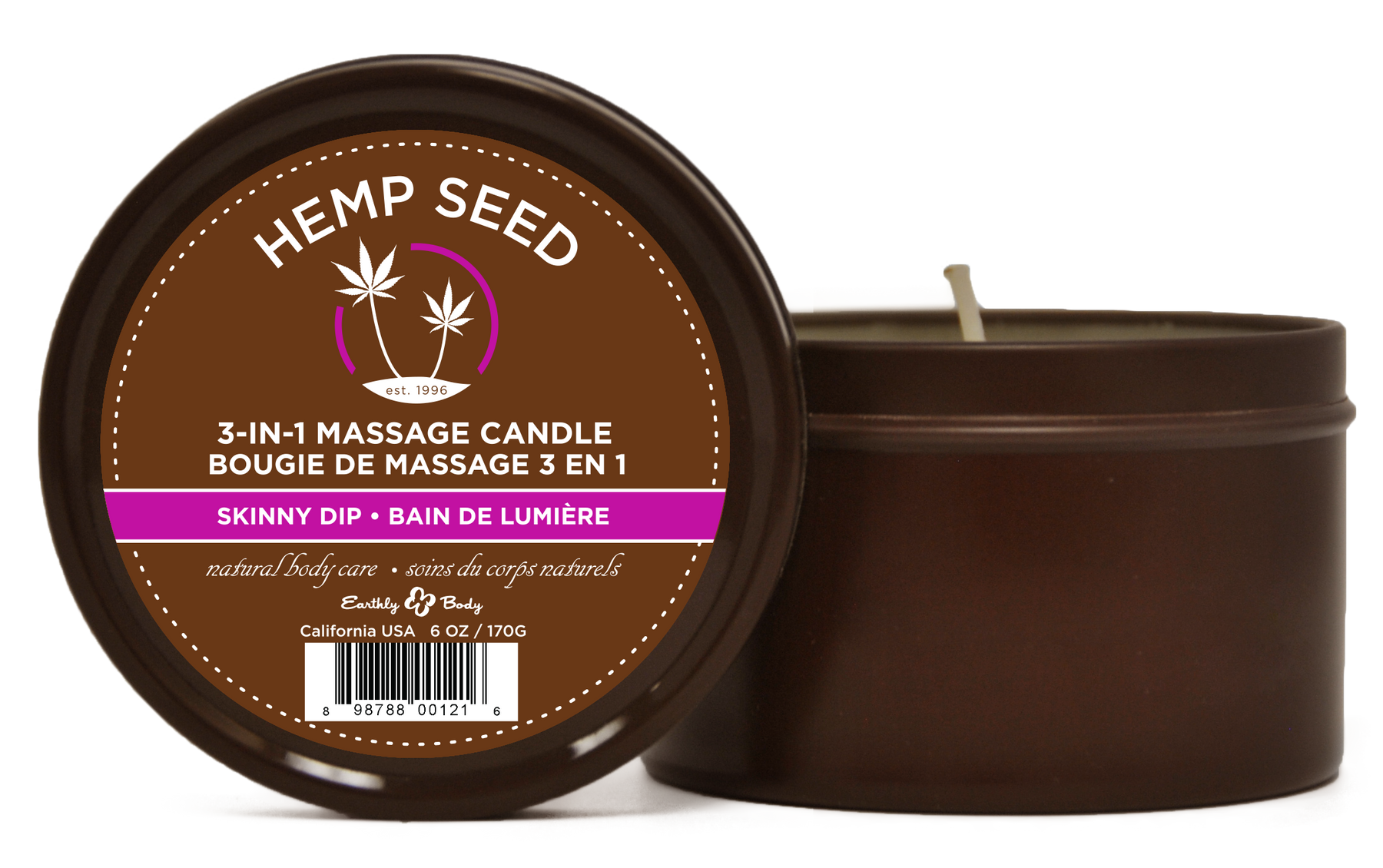 Bougie de massage 3 en 1 - Hemp Seed - The Hemp Concept