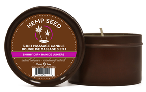 Bougie de massage 3 en 1 - Hemp Seed - The Hemp Concept