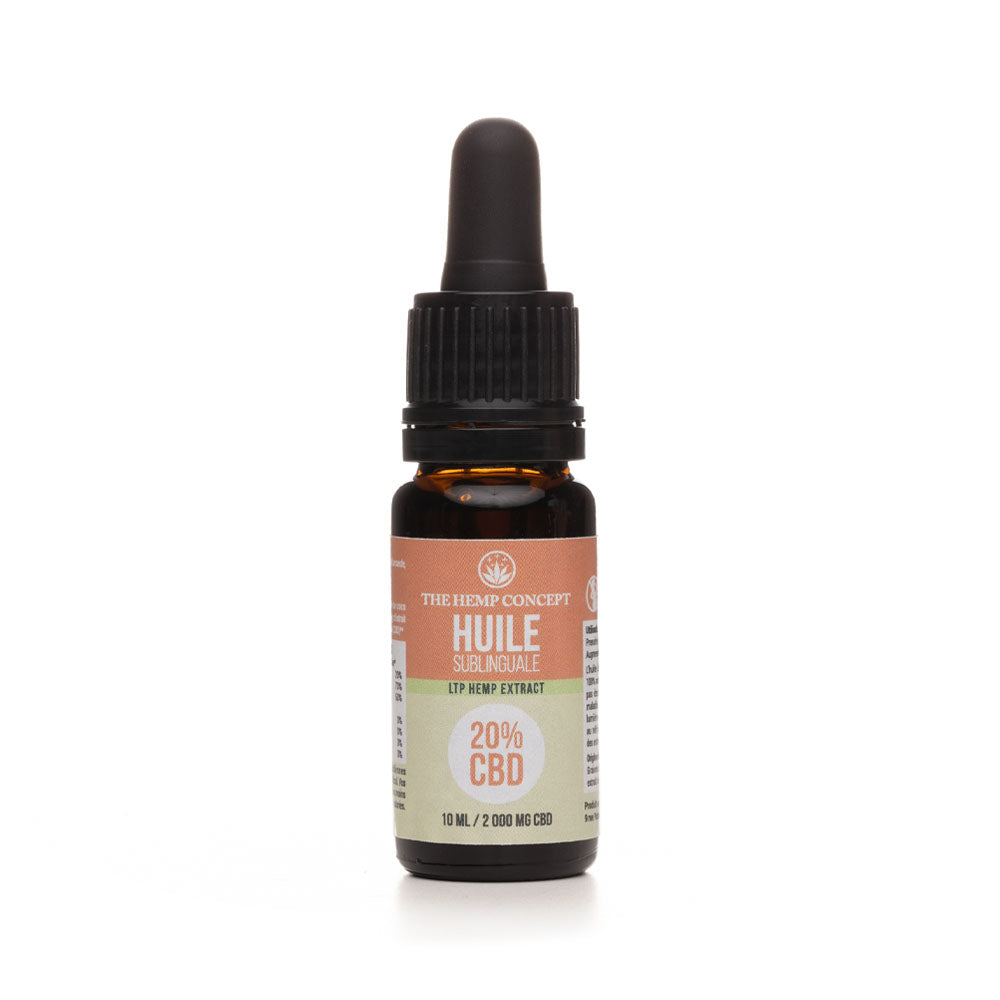 Huile CBD LTP (Low Temperature Process) - 20% - The Hemp Concept