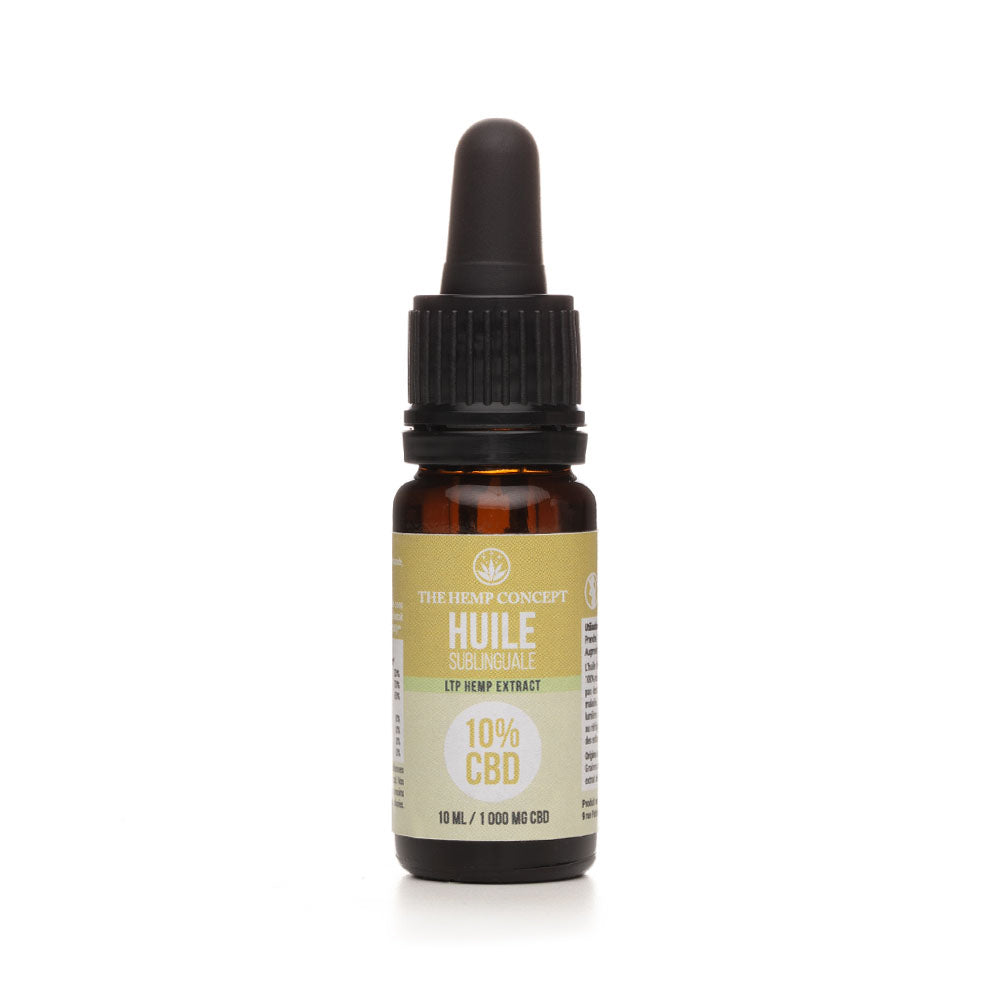 Huile CBD LTP (Low Temperature Process) - 10% - The Hemp Concept