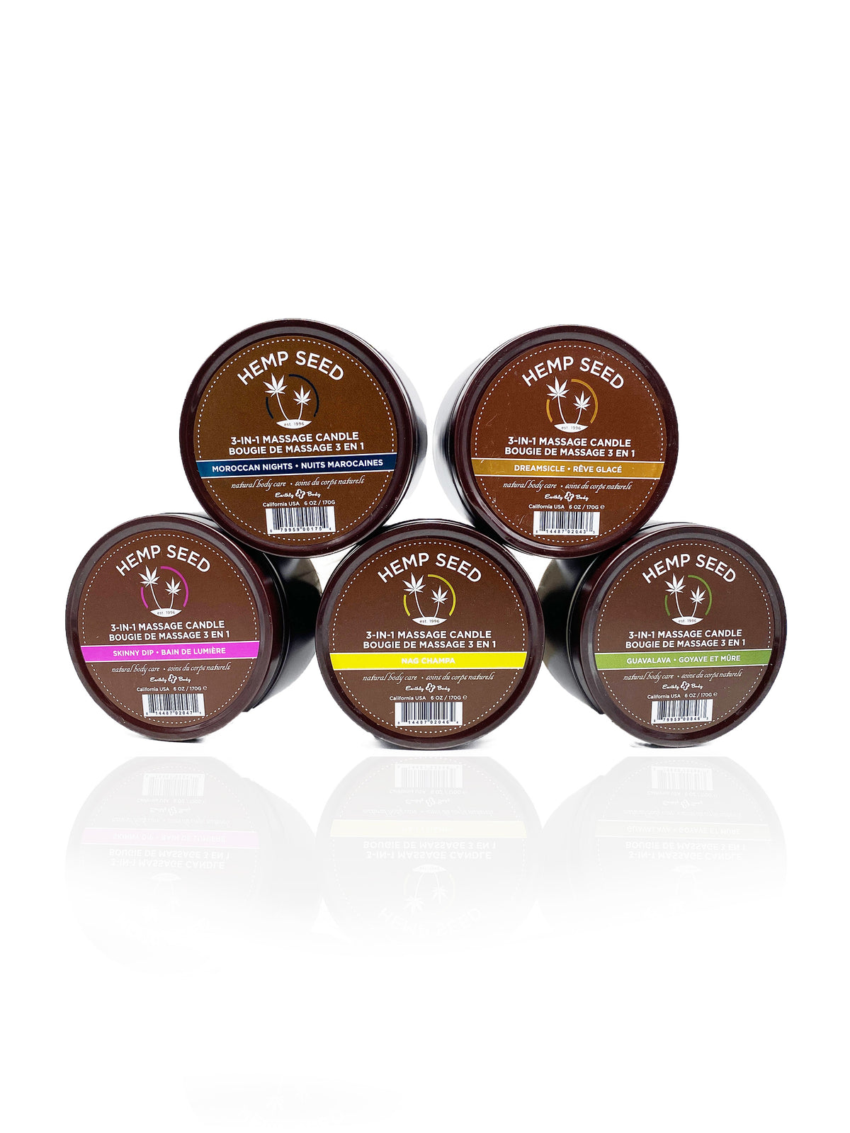 Bougie de massage 3 en 1 - Hemp Seed - The Hemp Concept