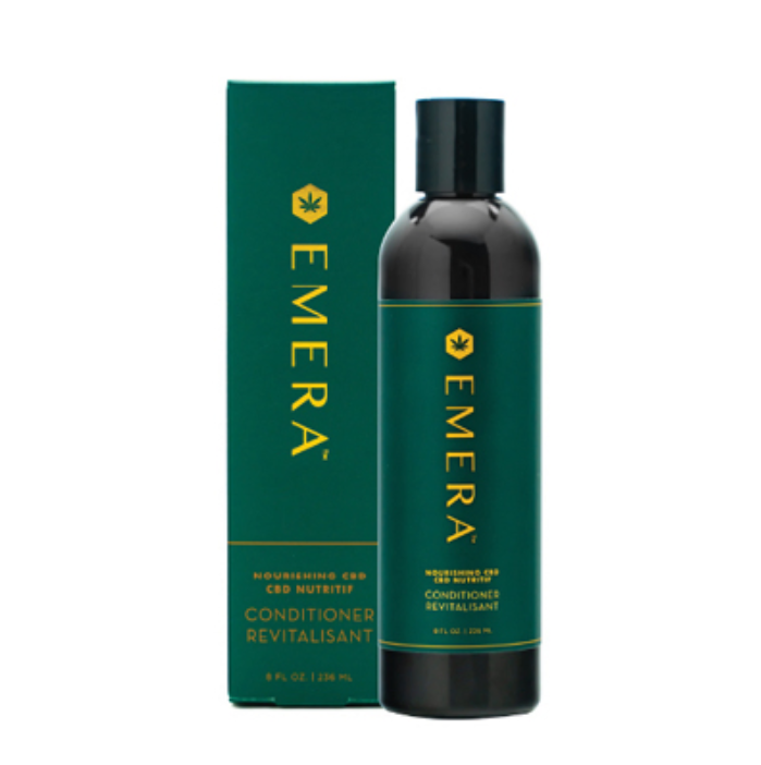 Flacon Hair Conditionner au CBD de la marque Emara